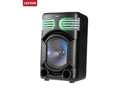  8 inch trolley outdoor portable bluetooth speaker with led display 