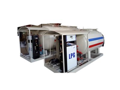Mobile 20,000 liters LPG filling skid / station
