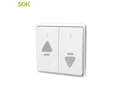 6A 250V Curtain Switch C White