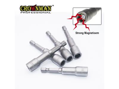 CROWNMAN 5PCS Magnetic Nut Setter CR-V material
