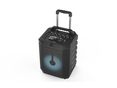 Subwoofer Speaker Karaoke Trolley Box Home Party Player Outdoor Portable Trolley Speaker