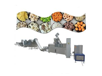 120-500kg/h puffed snack food machine line