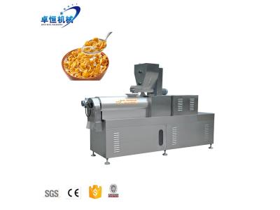 150kg/h-500kg/h Breakfast Cereal Corn Flakes Production Line