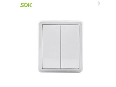 2 Gang 1 Way Light Switch (Surface Mounted)