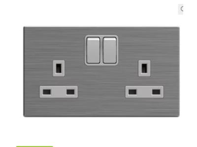 2G Stainless Steel D/P Switched BS Sockets