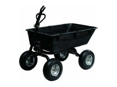 Heavy-Duty Poly Yard Dump Cart