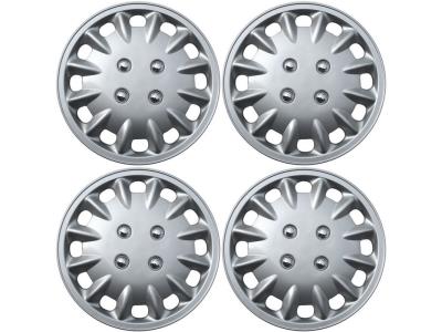 Wholesale PP ABS Plastic 15 inch  Decoration Car Wheel Covers Silver Painting Vehicle Hub