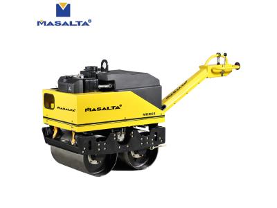 Masalta Small Walk-Behind Roller Mini Double Drum Vibratory Road Roller