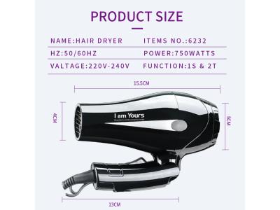 YOURS Foldable Travel Hair Dryer with Diffuser