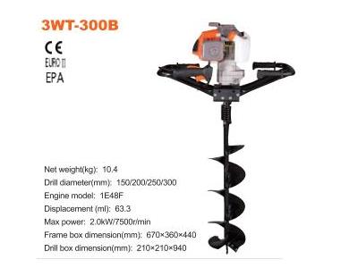 63.3 CC Double Occupancy Earth Auger 3WT-300A