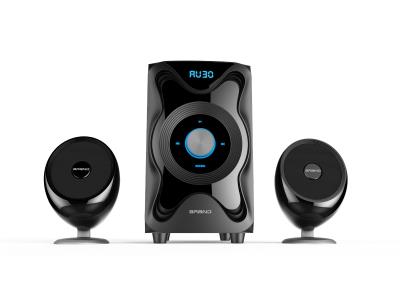 OEM 14W 2.1-ch computer speaker with USB/SD/Bluetooth/FM radio/remote home theater system 