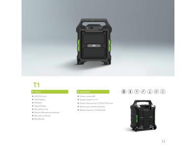 T1 PRO-Trolley speakers