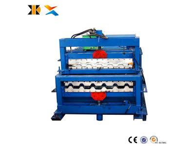 Used Double Layer Roll Forming Machine Wall Panel Tile Making Machine 
