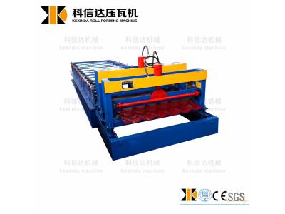 Color Glazed Roof Tiles Cold Roll Forming Machine