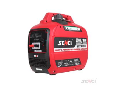 Silent DC gasoline generator