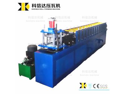 KXD Roller Shutter Door Slat Roll Forming Making Machine Perforated