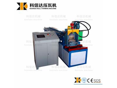 KXD Roller Shutter Door Slat Roll Forming Making Machine Perforated