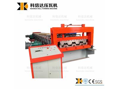 KEXINDA Automatic Operation Aluminum Plate Floor Decking Metal Panel Roll Forming Machine