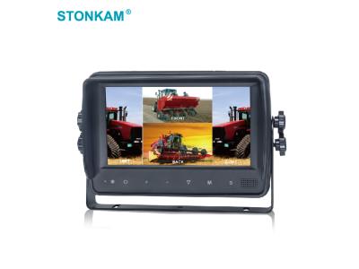 7 Inch Touchscreen Waterproof HD Quad-view Vehicle Monitoring System