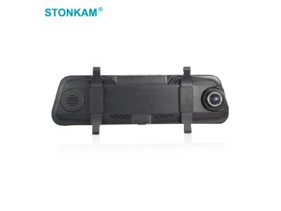 rear view mirror dash cam with 9.66 Inch mirror monitor