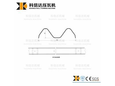 KEXINDA Highway Guardrail W Beam Making Highway Guardrail Roll Forming Machine for Tiles