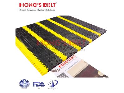 HONGSBELT HS-6800D  modular plastic conveyor belt for car maintenance