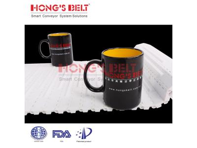 HONGSBELT HS-2500E modular plastic conveyor belt for candy making