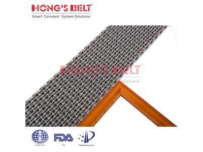 HONGSBELT HS-2500D modular plastic conveyor belt  for bakery