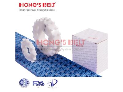 HONGSBELT HS-4800A-EL modular plastic conveyor belt for logistics