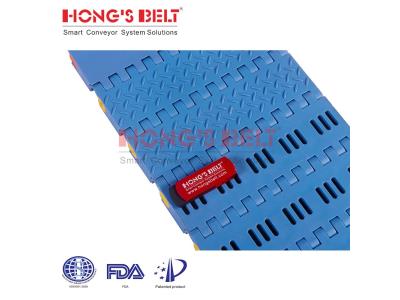 HONGSBELT HS-1600D modular plastic conveyor belt for pallet transporting