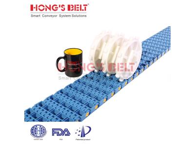 HONGSBELT HS-1600B modular plastic conveyor belt for fruit and vegetable processing