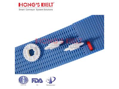 HONGSBELT HS-1500B modular plastic conveyor belt for packing industry