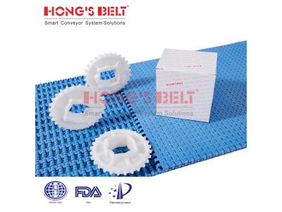 HONGSBELT HS-1500A-HD modular plastic conveyor belt for packing industry