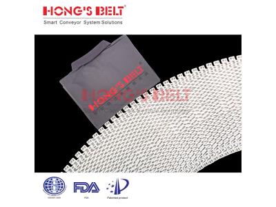 HONGSBELT HS-1200B modular plastic conveyor belt for spiral conveyors