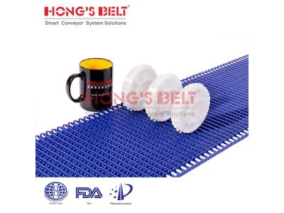 HONGSBELT HS-1100AB-N modular plastic conveyor belt for can making