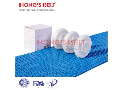 HONGSBELT HS-1100B-N modular plastic conveyor belt for food industry