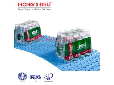 HONGSBELT HS-2200-B1 modular plastic conveyor belt for spiral conveyors