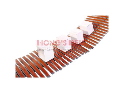 HONGSBELT HS-2200A-EL modular plastic conveyor belt for spiral conveyors