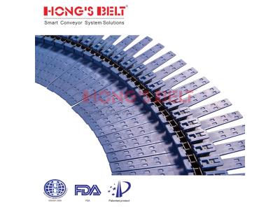 HONGSBELT HS-2200A modular plastic conveyor belt for spiral conveyors