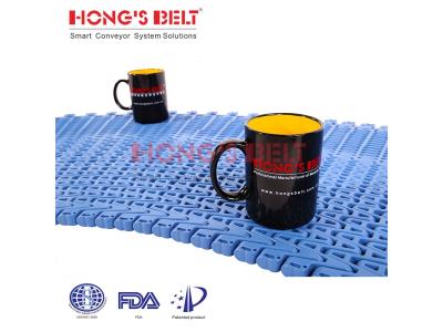 HONGSBEL HS-1900B modular plastic conveyor belt for frozen spiral conveyors