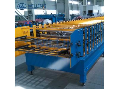 Double Layer tiles making production line roll forming machine 