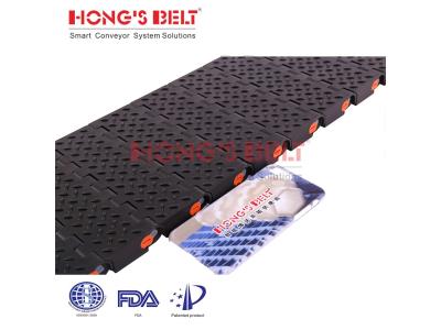 HONGSBELT HS-1800D modular plastic conveyor belt for car maintenance