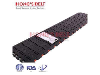 HONGSBELT HS-1800B modular plastic conveyor belt for car washing line