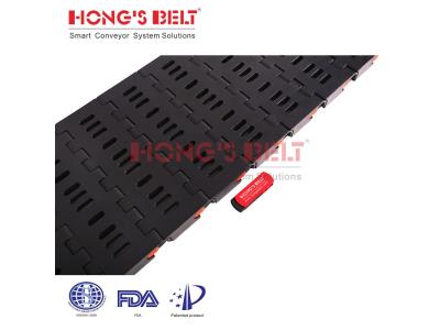 HONGSBELT HS-1800B modular plastic conveyor belt for car washing line