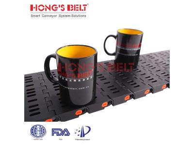 HONGSBELT HS-1800B modular plastic conveyor belt for car washing line