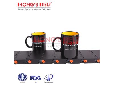 HONGSBELT HS-1800A-100 modular plastic conveyor belt for car industry