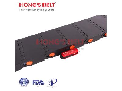 HONGSBELT HS-1800A-100 modular plastic conveyor belt for car industry