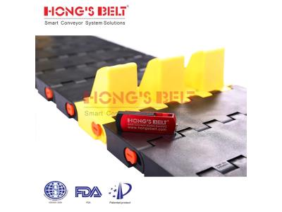 HONGSBELT HS-1800A modular plastic conveyor belt for car maintenance