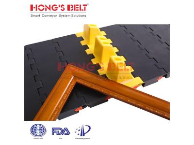 HONGSBELT HS-1800A modular plastic conveyor belt for car maintenance