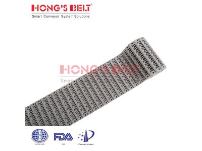 HONGSBEL HS-1700B Flush grid modular plastic conveyor belt for tire industry